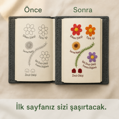 Needlova Nakış Kitabı – Yeni Başlayanlar İçin Adım Adım Set