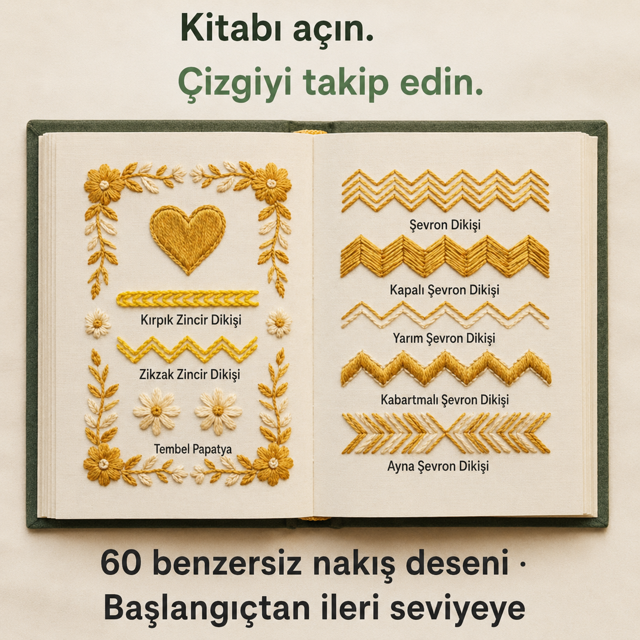 Needlova Nakış Kitabı – Yeni Başlayanlar İçin Adım Adım Set