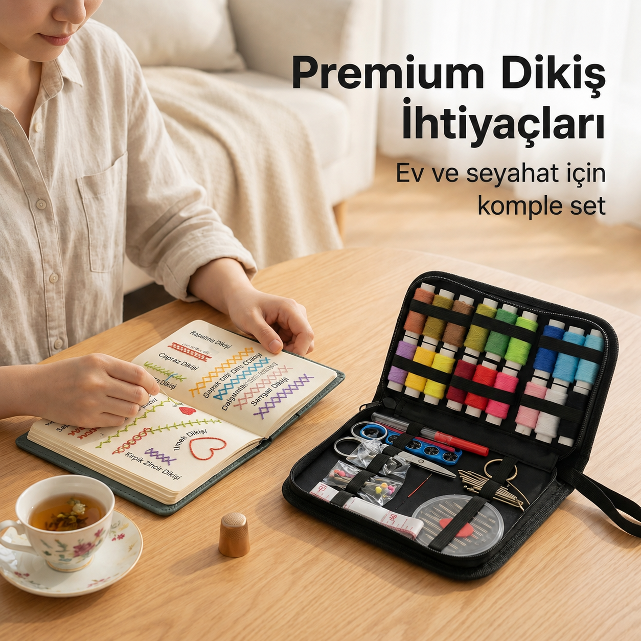 Needlova Nakış Kitabı – Yeni Başlayanlar İçin Adım Adım Set